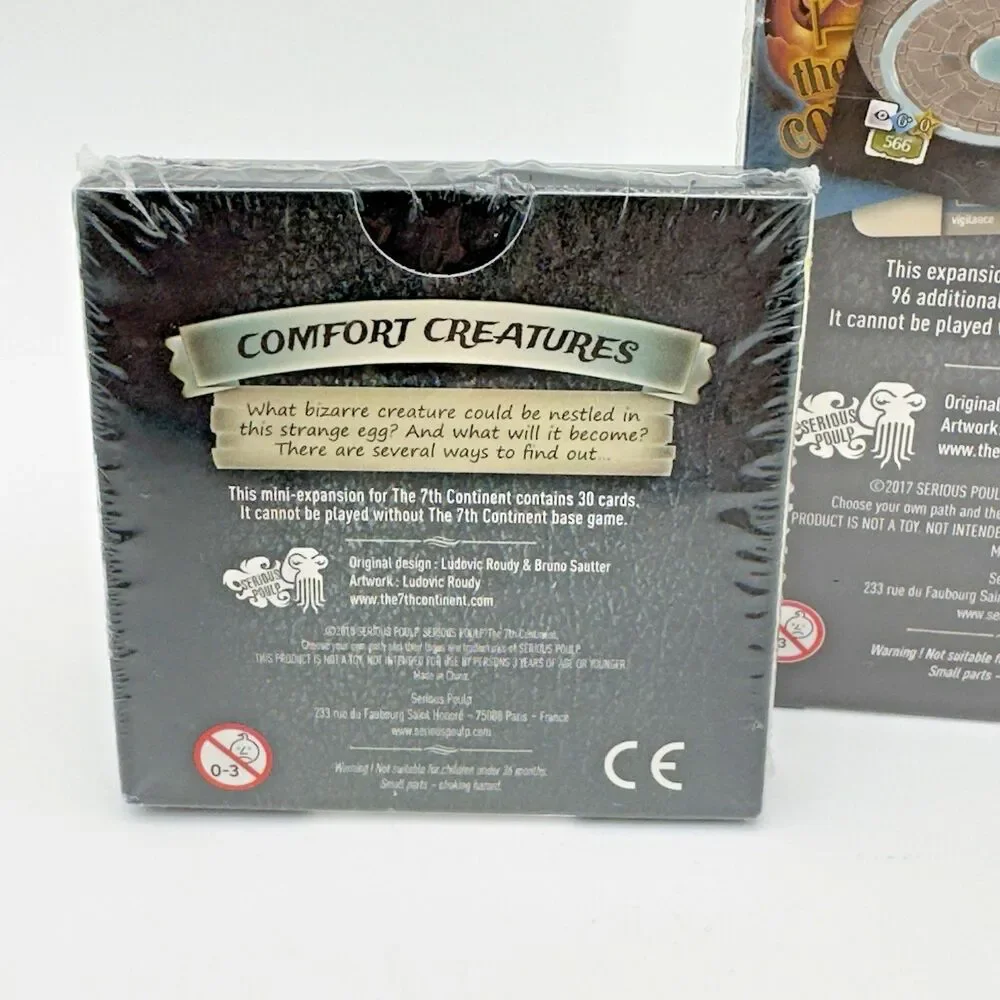 The 7th Continent Expansion The Forbidden Sanctuary  & Comfort Creatures - NEW